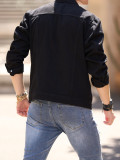 SC Men's Casual Lapel Long Sleeve Denim Jackets GBBF-8302