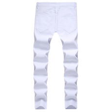 SC Men's Fashion Solid Color Slim Pencil Jeans GWBM-6607