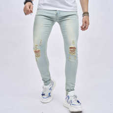 SC Men's Casual Holes Washed Tight Jeans GWBM-116
