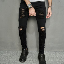 SC Men's Casual Holes Slim Pencil Jeans GBBF-1128