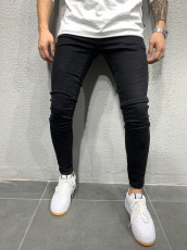 SC Men's Solid Color Slim Tight Pencil Jeans GBBF-DY011