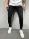 SC Men's Solid Color Slim Tight Pencil Jeans GBBF-DY011