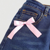 SC Bow Tie Loose Flare Jeans GDAM-218589