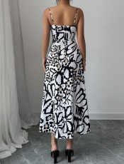 SC Leopard Printed Halter Nightgown Loungewear GMOY-0019