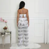 SC Sexy Loose Wrap Chest Tops And Pants 2 Piece Set CYA-901659