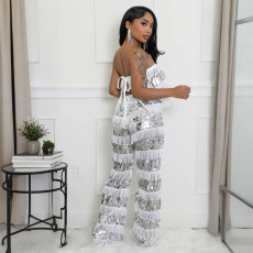 SC Sexy Loose Wrap Chest Tops And Pants 2 Piece Set CYA-901659