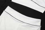 SC Sexy Sleeveless Tank Tops Sport Skirts Suit XEF-K24S64305