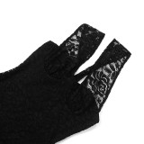 SC Irregular Hollow Out Lace Mini Dress GDSF-J25DS019