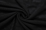 SC Deep V Neck Halterneck Backless Skirt Suit DLSF-K25S63877