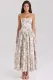 SC Sexy Print Sling Loose Maxi Dress GLJS-B8299