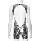 SC Sexy Backless Sleeveless Slim Romper MXBF-D25RP107