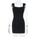 SC Sexy Solid Color Bacless Bandage Dress FL-ZX25003PFO