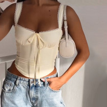 SC Lace Lace Solid Color Camisole Top FL-JY24668PFO