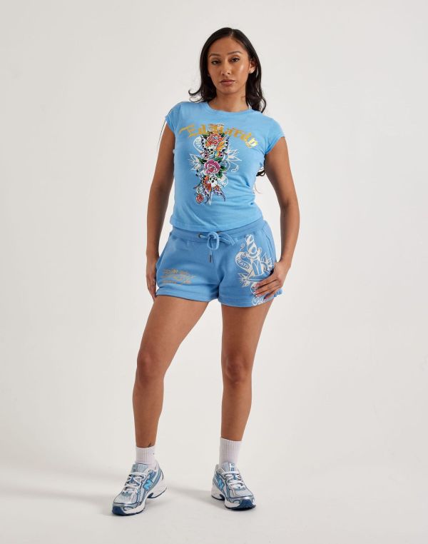 VIP1 Print Short Sleeve Shorts Two Piece Set GMJL-XX511