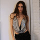 SC Sequin Chain Sling Backless Tops GDSF-D25TP113