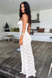 SC Lace See Through Slim Maxi Dress MZ-2901