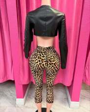 Pre Order: About 7 work days shipping Leopard Print Yoga Pants YUEM-300326