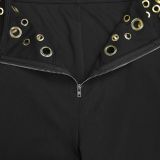 SC Sexy Wrap Chest Metal Button Trouser Set BY-7327