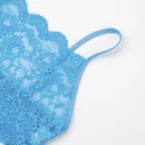 SC Sexy Lace Sling Vest Shorts Solid Suit GDSF-D25ST009