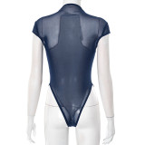 SC Sexy Sexy Metal Buckle Mesh Bodysuit GDSF-Y25BS123