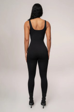 SC U Neck Print Sleeveless Jumpsuit GXYF-0478