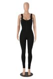 SC U Neck Print Sleeveless Jumpsuit GXYF-0478