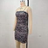 SC Sexy Print Off Shoulder Tube Tops Dress GPBY-DR957