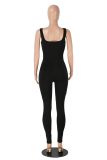 SC U Neck Print Sleeveless Jumpsuit GXYF-0478