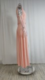 SC Plus Size Loose Irregular Maxi Dress GMAN-24492