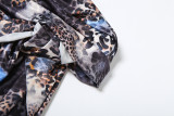 SC Sexy Print Sling Vest And Pants 4 Piece Set (With Headscarf) GYME-K25S70809