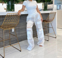 SC Sexy See Through Loose Solid Pants LSD-2443