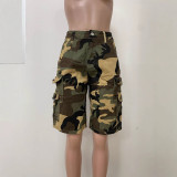 SC Loose Casual Camouflage Print Shorts LSD-2822