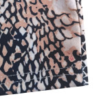 SC Snake Print Threaded Cardigan + Shorts Set HMS-5589