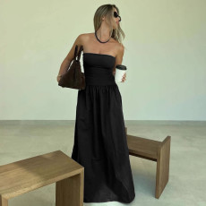 SC Wrap Sexy Pleated Maxi Dress GWSD-D1994391