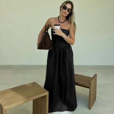 SC Wrap Sexy Pleated Maxi Dress GWSD-D1994391