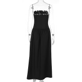 SC Wrap Sexy Pleated Maxi Dress GWSD-D1994391