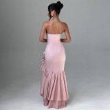 SC Off Shoulder Irregular Maxi Dress GWSD-D1992886