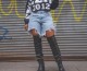 SC Tassel Holes Denim Short LSD-2419
