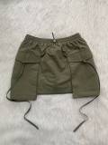 SC Zipper Solid Color Sexy Mini Skirt LSD-2424