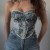 SC Sexy Print Tie Up Wrap Chest Tops GPBY-6326