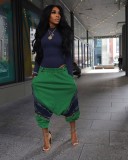 SC Fashion Patchwork Denim Loose Jeans LSD-2465