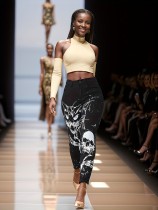 SC Fashion Print Yoga Tight Pants GXJF-23806