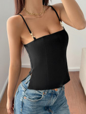 SC Casual Sing Solid Color Tank Tops GZYU-K2522312
