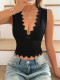 SC Lace Lace Sleeveless Vest T-Shirt GZYU-K2522177