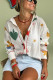SC Long Sleeve Print Lapel Neck Shirt GSNU-5010