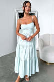 SC Solid Color Backless Sling Maxi Dress GSNU-246043