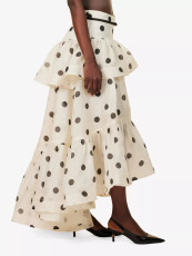 SC Fashion Wave Ruffle Cake Long Skirt (Without Belt) SHD-9777