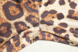 SC Leopard Print Wrap Chest Backless Two Piece Pants Set GJYO-JS919076
