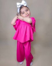 SC Kids Girls Bubble Short Sleeve Straight Pants Set GYAY-8124