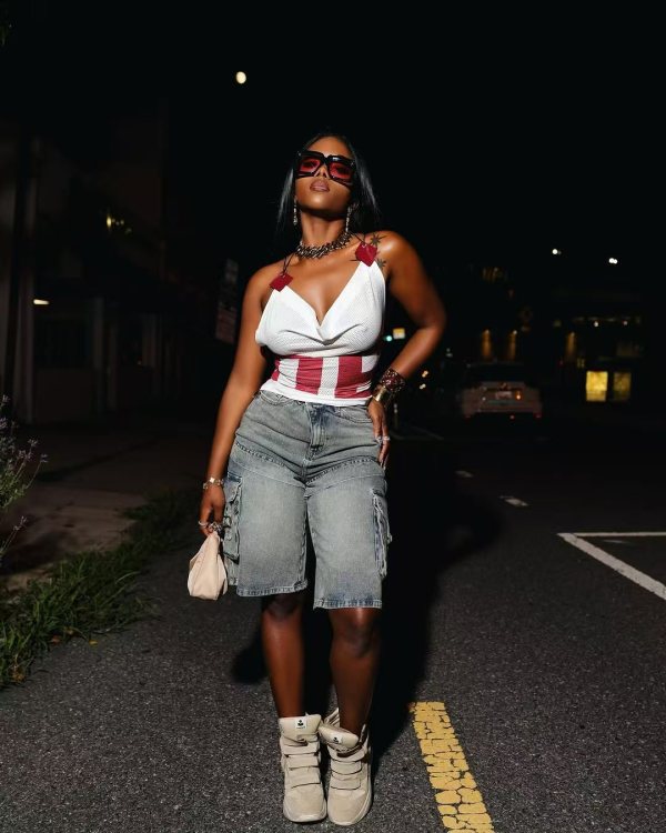 SC Loose Multi-pockets Straight Denim Shorts OD-8740